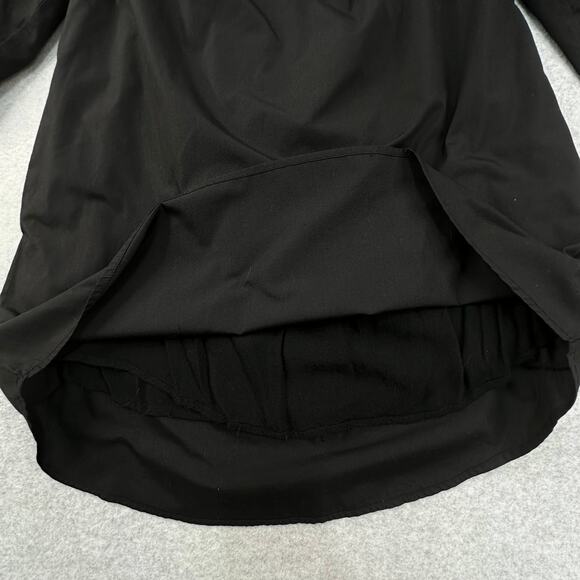 Lucca Couture Eliana Off Shoulder Mini Dress WMNS S Black 3/4 Tie Sleeve Stretch - Picture 7 of 12